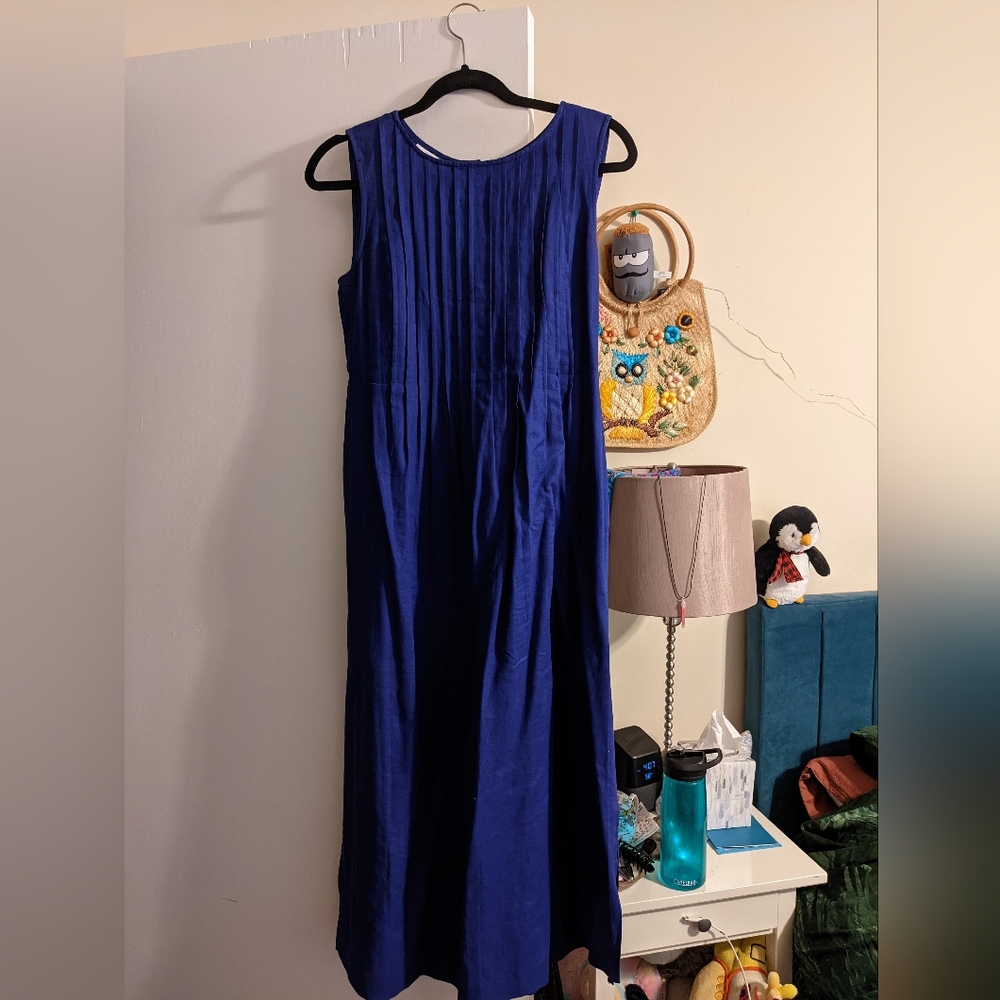 Vintage Liz Claiborne Linen Maxi Dress